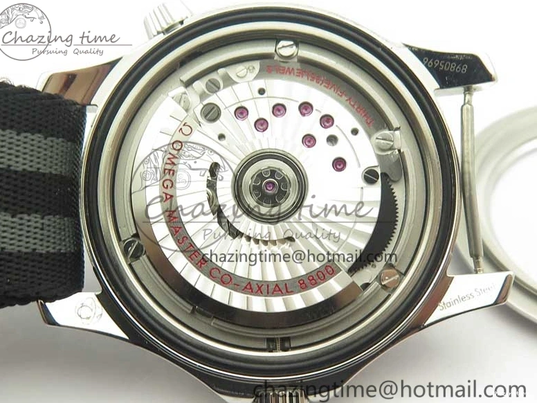 0107 2018 Seamaster Diver 300M VSF Best Edition Black Ceramic Dial on Black Gray Nato Strap A Unique 8057